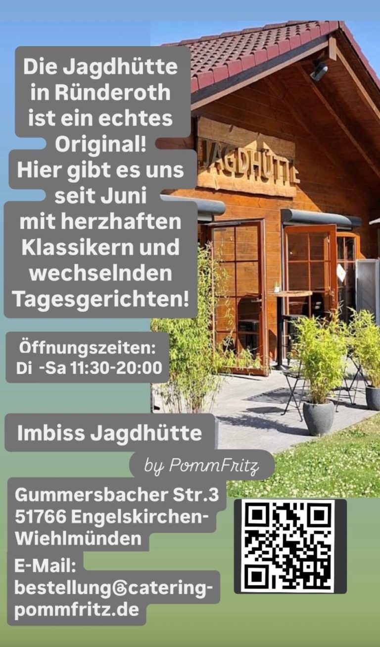Moderne Imbiss-Theke mit Glasvitrinen und Holzverkleidung. Heller, offener Raum.
